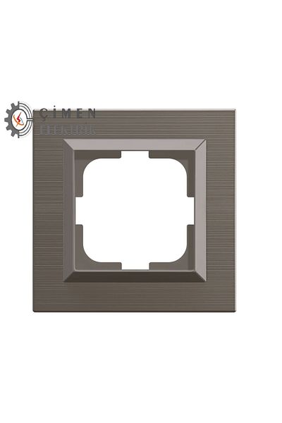 LiderGlobal Copper single frame quantum - compatible frame for socket and switch