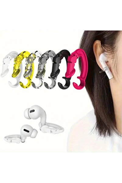Rediquis Sert Plastik Kaydırmaz Spor Kulak Kancası AirPods 1/2/Pro ve Earpods için ideal Koşu ve Fitness için