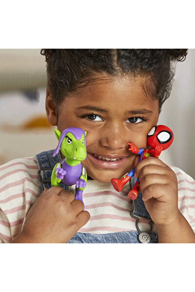 Hasbro SPIDEY AND FRIENDS MARVEL DINO WEBS SPIDEY AND THE GOBLIN RAPTOR