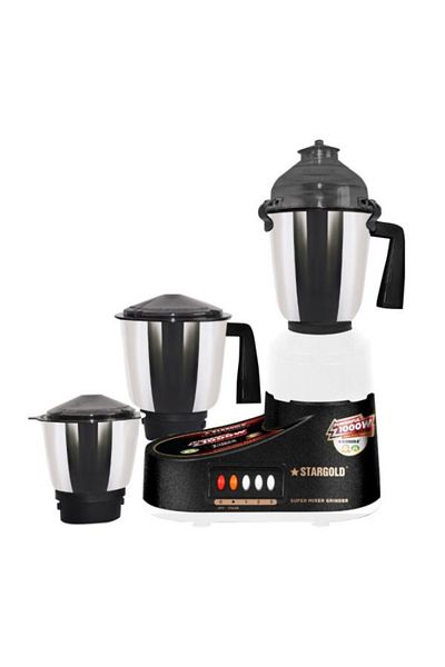 Stargold Mixer Grinder 3 in 1 Stainless Steel 3 Jar Body Blender Set With 1000W