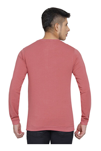 LAUREN SMITH Men’s Lycra Looper Buttoned T-Shirt–Full Sleeve Cotton Elastane Blend