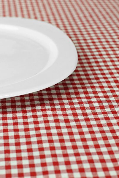 Cardea Home Collection Small Square Pattern Gingham Tablecloth, Table Cloth, Picnic Mat