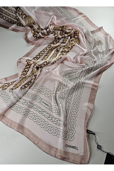 Webinay Home Voile Silk Shawl Chain Pattern New Season Shawl Scraf Premium