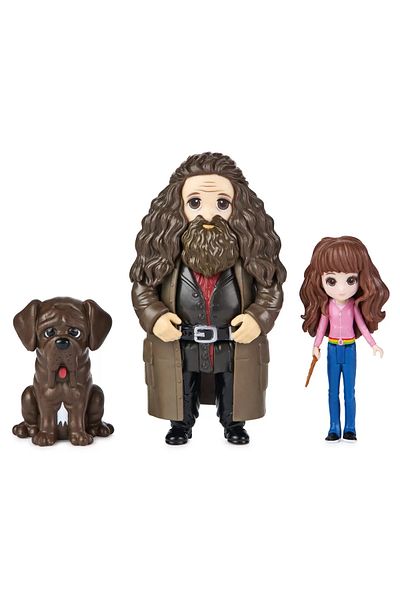 Spin Masters HARRY POTTER SET 2 FIGURES RUBEUS HAGRID AND HERMIONE GRANGER