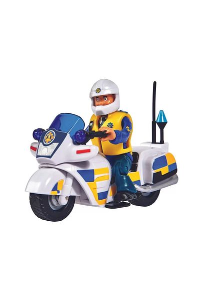 Simba SAM POLICE MOTORCYCLE FIGURINE