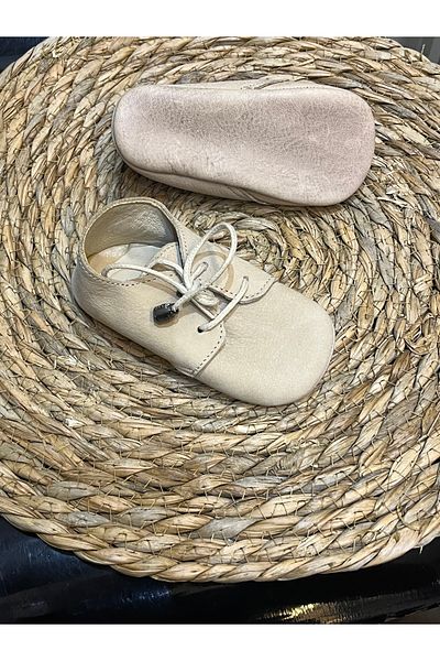 maxxi Before and after My First Newborn Genuine Leather Shoes