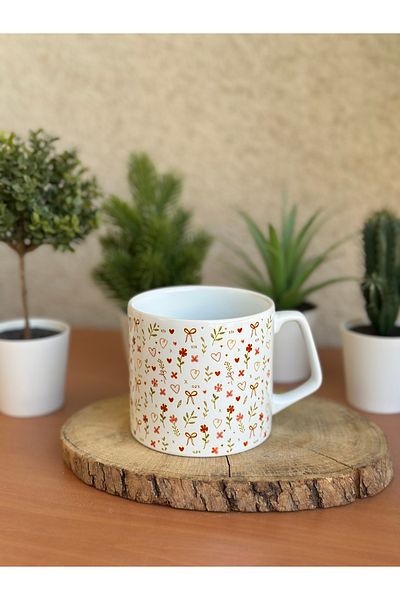 Cupova Floral Mug Cup, Gift, Birthday