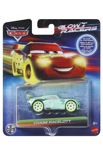 CARS GLOW RACERS CHASE RACELOTT METAL CAR 1:55