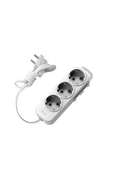 LiderGlobal Elbi̇ 3 Meter 3-Plus Child Proof Group Socket
