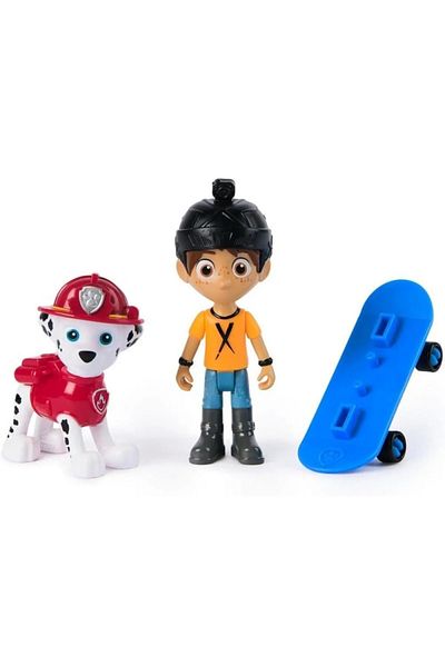 Spin Masters PAW PATROL MARSHALL AND DARING DANNY X RESCUE HERO FIGURE SET