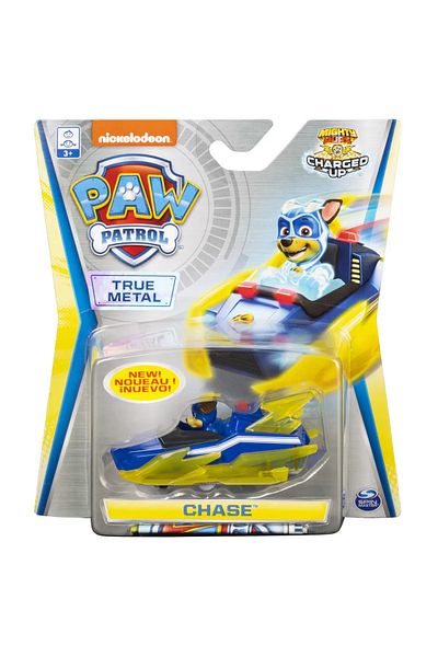 Spin Masters PAW PATROL CHASE CHARGED UP METAL MODEL