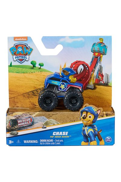 Spin Masters PAW PATROL PUP SQUAD RACERS RESCUE WHEELS CHASE METAL VEHICLE 1:55 SCALE