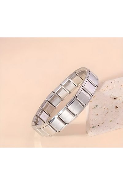 Jadem Gold Stainless Steel Italian Charm Bracelet
