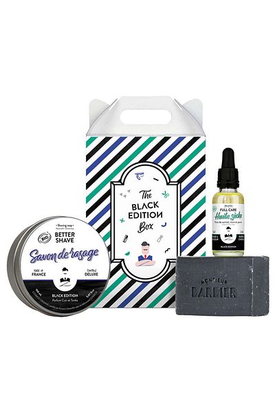 Monsieur Barbier Set The Black Edition Box, Monsieur Barbier, 3 pieces