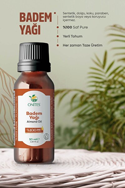 Badem Yağı 50 ml %100 Saf