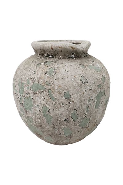 Generic Luxury Ceramic Vase in Tranquil Green for Elegant Home or Garden Decor (15*15 cm)