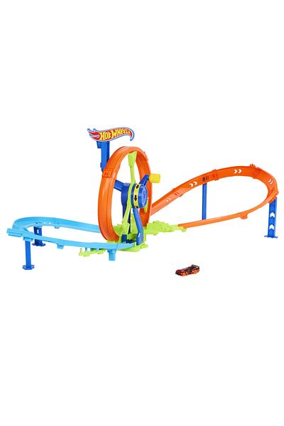 Matell HOT WHEEL STUNT TRACKS QUICK LAUNCH LOOP RACE