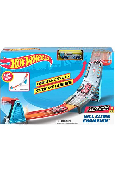 HOT WHEELS POWER UP THE HILL CAR LAUNCHER