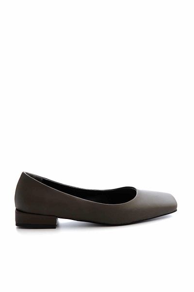 Bambi Matte Khaki Women's Ballerinas K01718121209