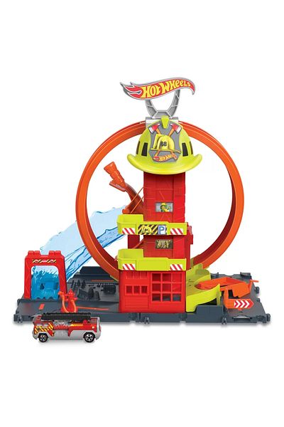 HOT WHEELS HOT WHEELS FIRE STATION SUPER LOOP