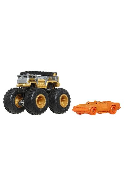 HOT WHEELS MONSTER TRUCK AND METAL CAR 5 ALARM