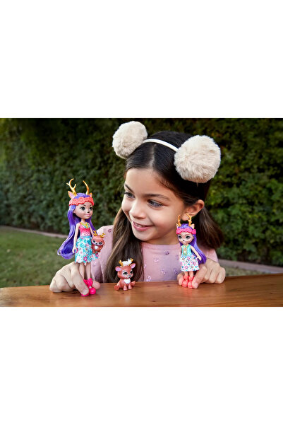 Enchantimals SISTERS DOLL SET AND THEIR PETS DANESSA DEER AND SPRINT AND DANETTA DEER AND FLEET