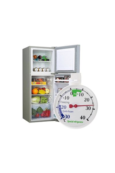 EMESZON Refrigerator thermometer, EMESZON®, measures freezer temperature, combines refrigerator, white