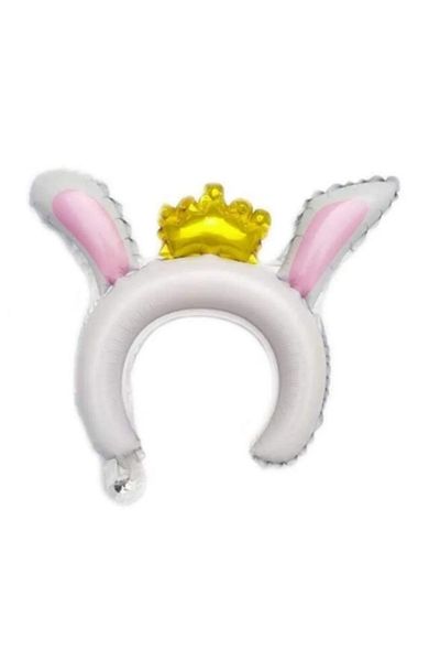 asöy Party Crown Crown Foil Balloon Figured Crown Foil Balloon 1Pc Panda Crown Balloon