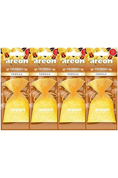 Areon Pack Of 4 Air Freshener Pearls Vanilla