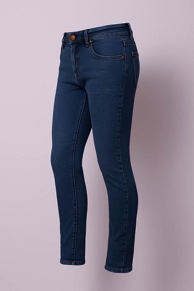 trender Pantaloni de jeans pentru bărbați albastru lycra