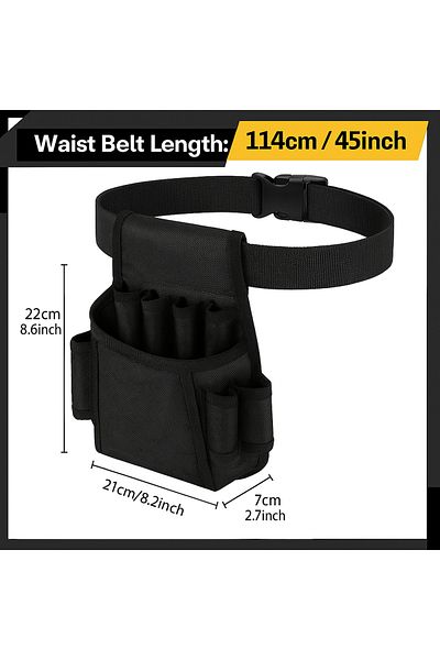 YETİŞENLER Multi-Compartment Waist Type Tool Bag - Professionals, Plumbers, Electricians, Carpenters