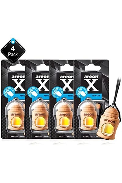 Areon - Air Freshener Fresco X New Car - (Pack of 4)