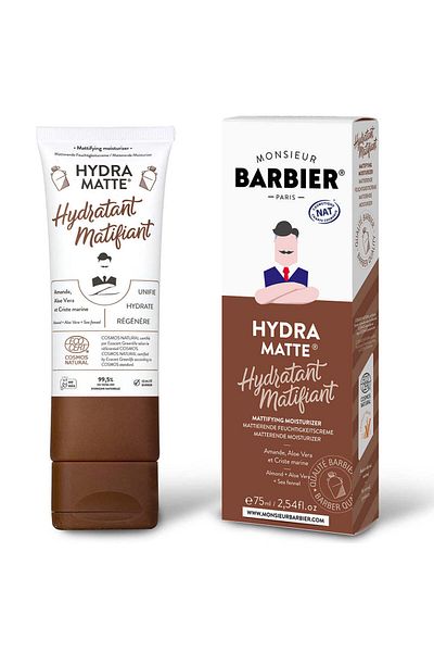 Monsieur Barbier Cremă hidratantă matifiantă pentru bărbați, HYDRA-MATTE, Monsieur Barbier, 75 ml