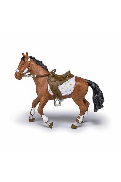 As PAPO RIDING HORSE FIGURINE