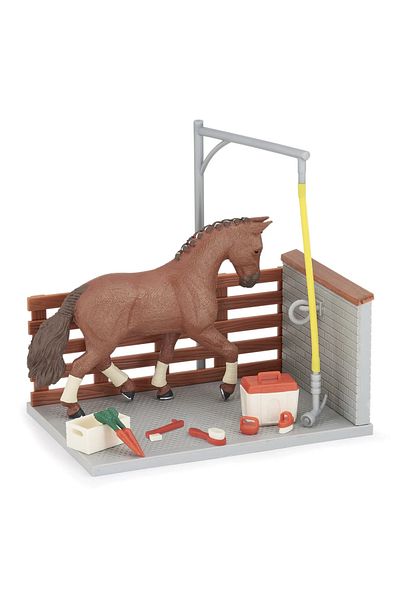 As PAPO HORSE WASHING BOX FIGURINE