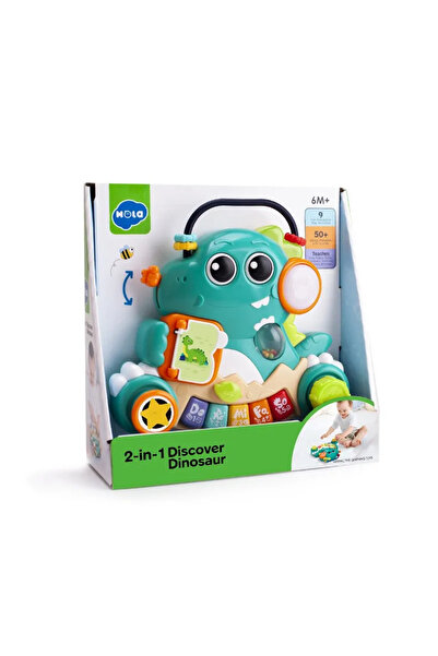 Jucarii Bebe 2 IN 1 MUSICAL TOY DISCOVER THE DINOSAUR
