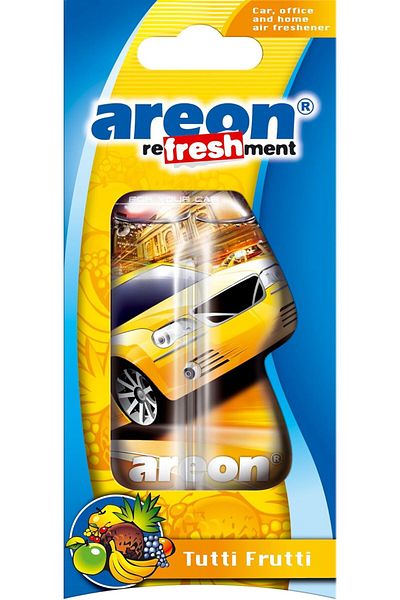 Areon Refreshment Liquid, 8.5ml Scent Car Hanging Freshener, Fresh Air-Tutti Frutti (LC04) Pack of 1