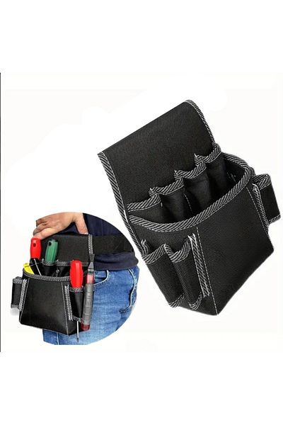 YETİŞENLER Multi-Compartment Waist Type Tool Bag - Professionals, Plumbers, Electricians, Carpenters