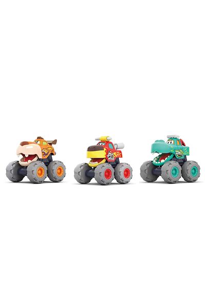 Hola SET OF 3 MONSTER TRUCK BABY CARS