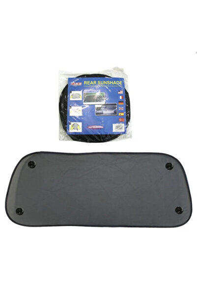 MOTTOMOR Parasolar auto cu perdea din spate ovală cu ventuză pentru mașină