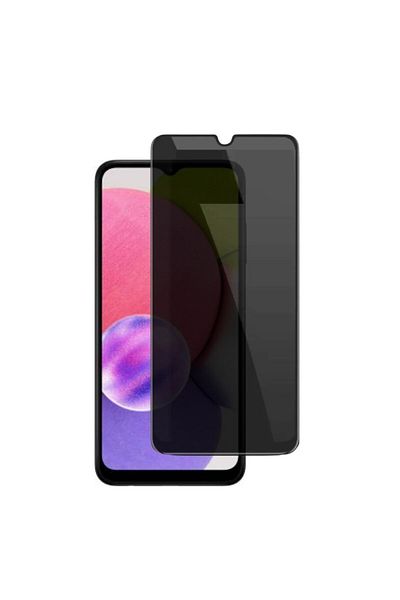 OEM Folie de sticlă confidențială pentru Samsung Galaxy A03s - Lipici complet