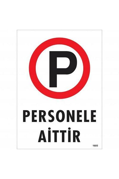 MR RZN STORE Belong to the Staff Warning Sign 25x35 CODE:1605