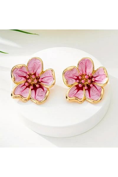 Fashionjewelery Pomegranate Flower Earrings