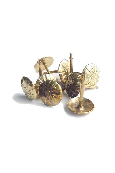NEZADE STORE Cabaret Fastener Nail Spotted Yellow 10 Pieces