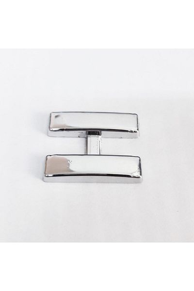 NEZADE STORE Cemax Equals Sign 3.75 cm with Chrome Adhesive