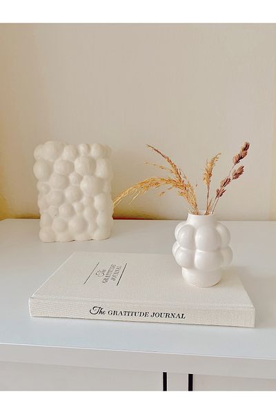 bliss store Lacquered (Wax) Bubble Vase, Candlestick, Small Vase, Decorative Object, 8 cm