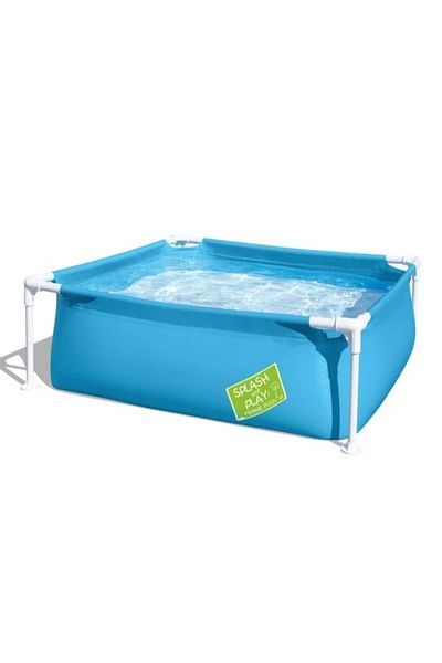 BESTWAY Children's pool, with metal frame, Bestway, square, 122 x 122 x 30.5 cm