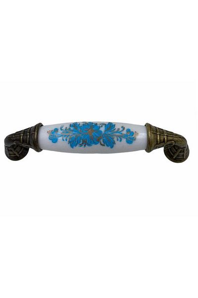 MR RZN STORE Classic Cylinder Handle Antique Yellow 96 mm Code 147