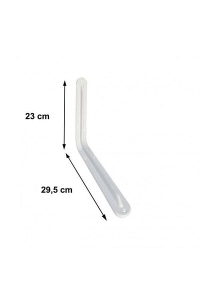 MR RZN STORE Under Shelf 10x12 mm White
