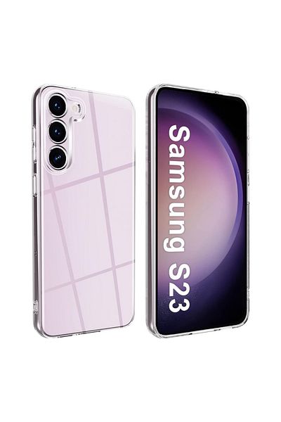 OEM Transparent silicone case compatible with Samsung Galaxy S23